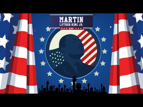 MLK Day | Martin Luther King JR -  TV Background