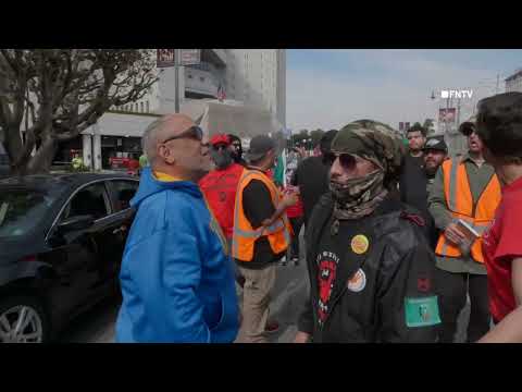 "This is MY protest!" LA Resident CONFRONTS Pro-Migrant Protesters as they Block his Car