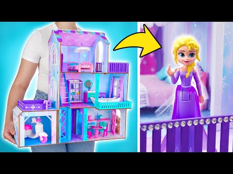 DIY Elsa's Ice Palace! Best Mini DIYs of 2024