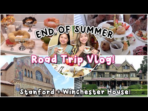 END OF SUMMER ROAD TRIP! (VLOG) Stanford, High Tea, and More!