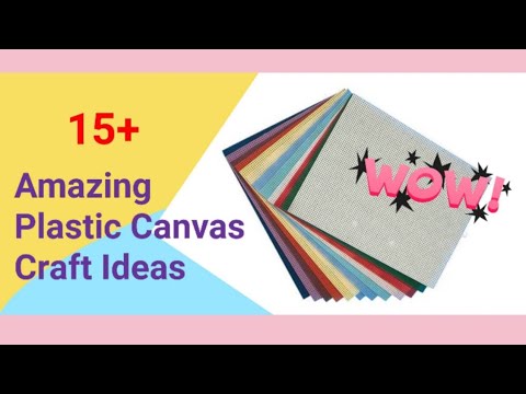 15+ amazing Plastic Canvas Craft Ideas to make | @CraftStack