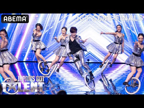 Outstanding Unicycle Dance Performance Led by AGT Champion