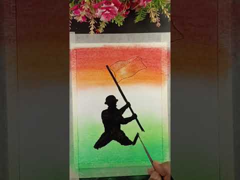 chak len de song/Indian army drawing #shorts #viral #army