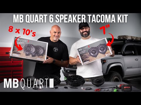 MB Quart 6 Speaker Plug & Play Install | 2016 - 2023 Toyota Tacoma