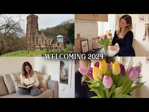 Slow Living in the New Year in the English Countryside |  Daily Homemaking in January Vlog