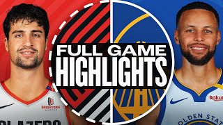 TRAIL BLAZERS at WARRIORS | FULL GAME HIGHLIGHTS | March 10, 2025