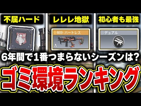 6年間で1番面白くなかったクソシーズンは？CODモバイルの『ゴミ環境ランキング 第1位～第8位』がコレだ！！【CODモバイル】KAME