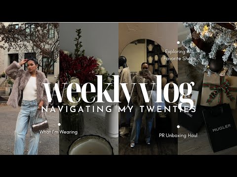 VLOG: Let's Unbox New PR Packages, Shop with Me in ATL & Explore, What I'm Wearing, My New Rug