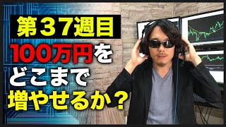 【100万円チャレンジ37週目】今週は苦手な地合いで耐え堪えました。果たして大損は免れたのか？