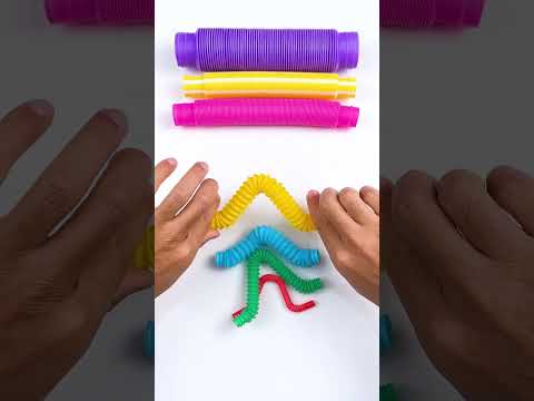 Compilation Of Best Pop Tubes Sounds With New Colors #poptube #asmr #satisfying #compilation