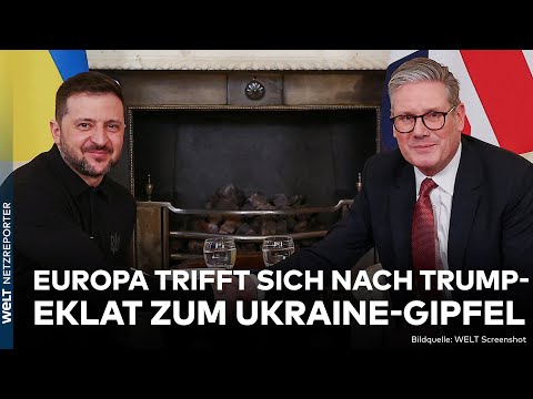 UKRAINE-GIPFEL: EU-Spitzen appellieren an Selenskyj! Ukraine müsse nun auf Donald Trump zugehen