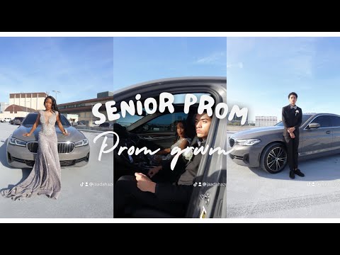 PROM VLOG 2k24: GRWM + nails, hair, makeup, photoshoot, etc | JAADAHAZEL