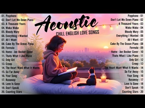 Best Acoustic Songs 2025 💖 Chill English Acoustic Love Songs Cover 💖 Acoustic Songs 2025 Playlist