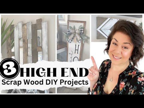 3 AMAZING projects using SCRAP WOOD | High End Scrap Wood DIYs | Temu craft haul