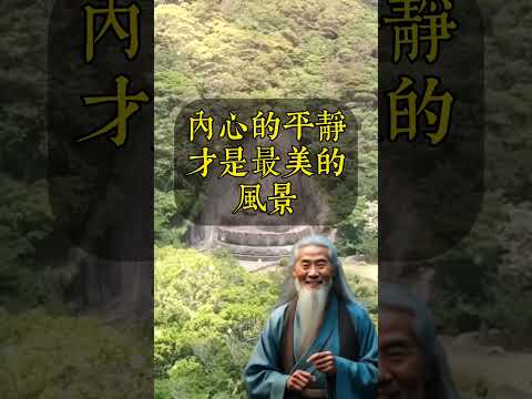 弘一法師說：“心若平靜，何處不風景。”