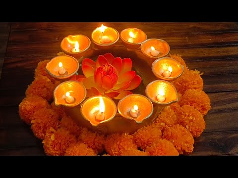 बिना पैसे खर्च किए बनाया बहुत ही सुंदर उरली दिवाली के लिए। #दिवाली #diwalidecoration #diy #diyurli