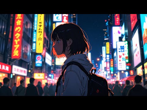 Tokyo Night Walk 🚶‍♀️ | Relaxing Lofi Mix